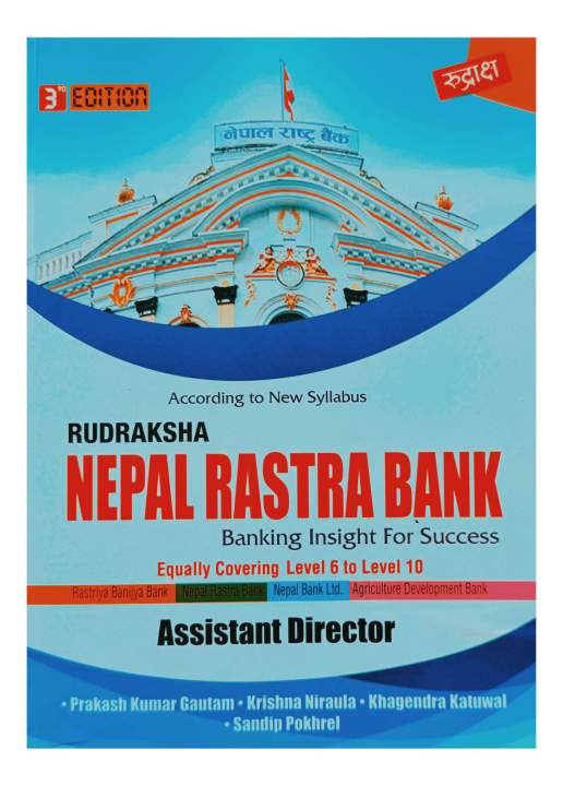 Rudraksha Nepal Rastra Bank Assistant Director || NRB Level 6-10 || Also For RBB, ADBL, NBL || New Edition 2082/83