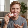 Silicone Denture Set Soft Smile Personal Care Products Natural Tooth Full Denture Set for Seniors Adults Men Women Eating.