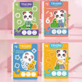 34-Page Reusable Children's Practice Book Set with Erasable Pen - Early Learning of Writing and Drawing Skills, Educational Books for Pen Control Training, Innovative Learning - Perfect Choice for Christmas and Birthday .