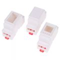 Electronics Box DIN Rail PLC Junction Box Plastic Electronics Box Project Case 88x37x59mm 35-Rail Mounting Instrument Housing.