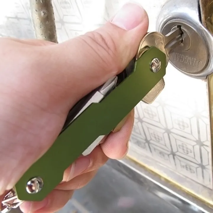 Key%20Holder%20Clip%20Organizer%20Compact%20Keychain%20Key%20Hard%20Aluminum%20Oxide%20Intelligent%20Flexible%20Aerospace%20Case%EF%BC%88Random%20Color%EF%BC%89%20-%20Image%202
