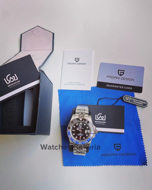 Pagani%20Design%20PD1662%20GMT%20Master%20I%20Batman%20Blue%20and%20Black%20Dial%20Jubilee%20Chain%20Bracelet%20Pearl%20DG5833%20GMT%20Automatic%20Movement%20Men%20Watch%201662%20-%20Image%208