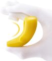 Baby Teether Toys BPA Banana Teething Ring Silicone Chew Dental Care Toothbrush. 