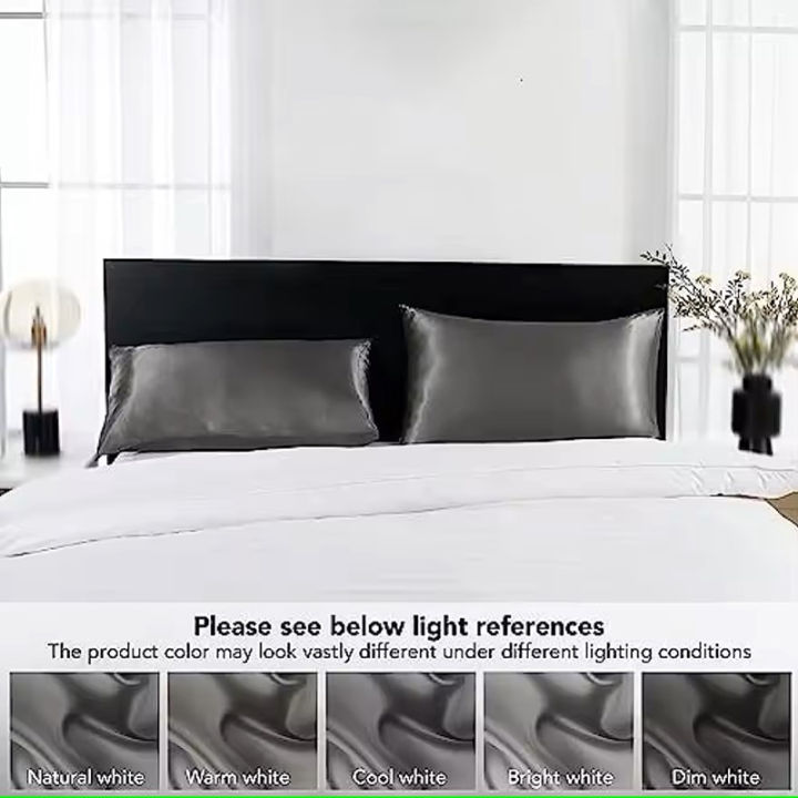 2pcs%20Satin%20Silk%20Pillowcase%20for%20Hair%20and%20Skin,%20Coral%20Pillow%20Cases%20Standard%20Size%20Set%20of%20Super%20Soft%20Pillow%20Case%20-%20Image%205