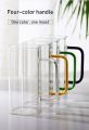 Premium-Square Mason Jar 400ml - Elegant Glass Container for Storage, Preservation and Decor, Airtight Lid, Versatile and Stylish Jar,Milkshake, Coffee & Juice Jar with Straw (Set of 1). 