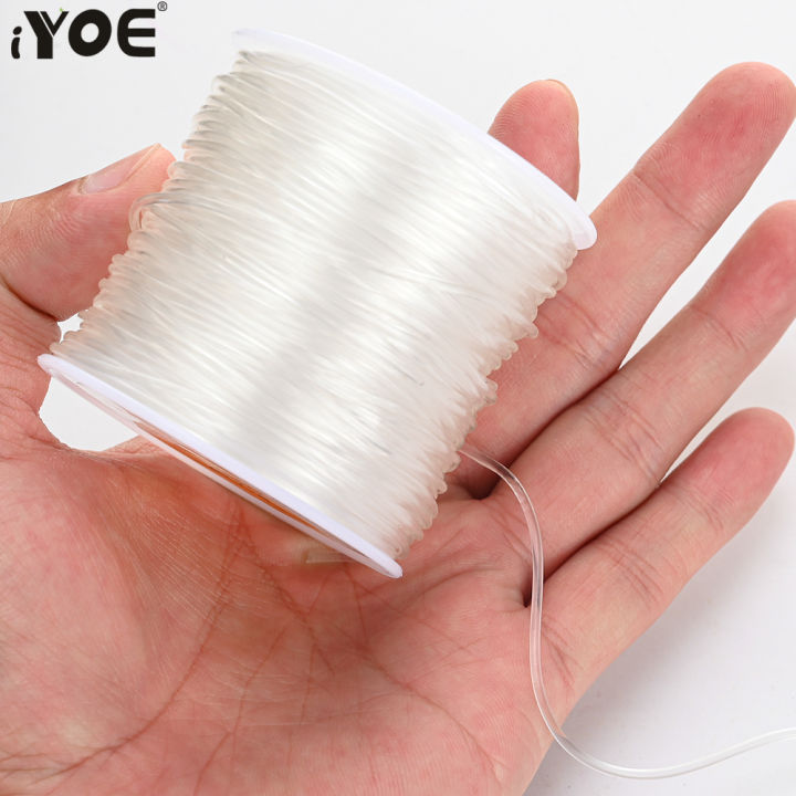 iYOE%200.5-1.5mm%20Elastic%20Cord%20String%20Transparent%20Elastic%20Thread%20For%20Jewelry%20Making%20Diy%20Bracelet%20Necklace%20Beaded%20Accessories%20-%20Image%202
