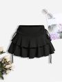 2025 New Solid Color Skirt Women Summer Fashion Outdoor Versatile High Waist Slim Fit Elastic Waist Short Skirt Goods In Stock. 
