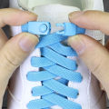 8mm Without Ties Elastic Laces Press Lock No Tie Shoelaces Sneaker Kids Adult Widened Flat Shoelace for Shoes. 