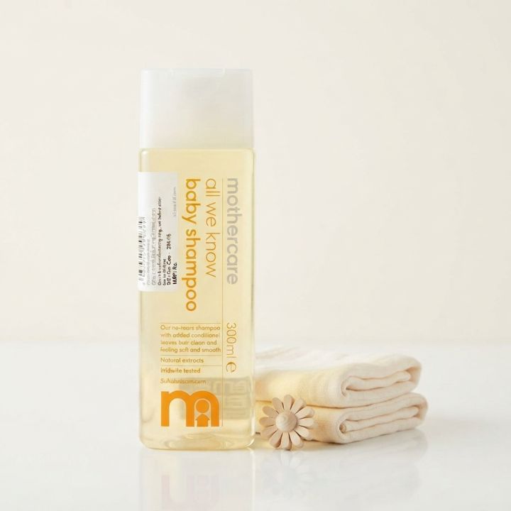 Mother Care Baby Shampoo 300 ML Gentle Tear Free Hair Wash For Infants And Toddlers With Natural Botanical Extracts
