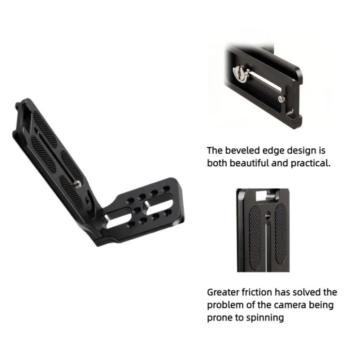 L%20Bracket%20Quick%20Release%20L%20Plate%20Universal%20Camera%201/4%20Inch%20Screw%20Swiss%20Vertical%20Video%20Compatible%20With%20Nikon%20Canon%20Sony%20Fuji%20-%20Image%202