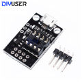 DIYUSER ATtiny13A / ATtiny25 / ATtiny45 / ATtiny85 Pluggable ATTINY Development Programming Bare Board. 