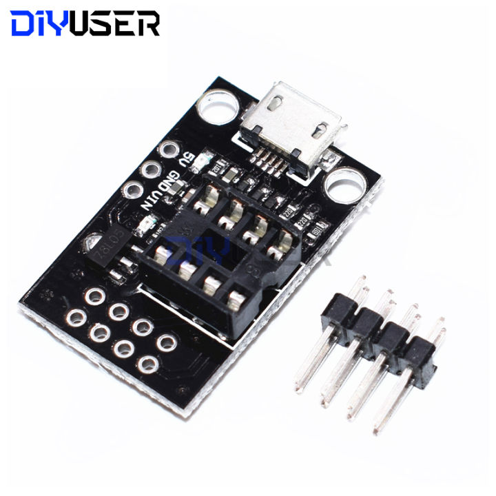 DIYUSER%20ATtiny13A%20/%20ATtiny25%20/%20ATtiny45%20/%20ATtiny85%20Pluggable%20ATTINY%20Development%20Programming%20Bare%20Board%20-%20Image%205