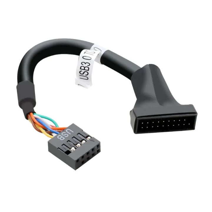 USB2.0%209Pin%20to%20USB3.0%2019pin%20Front%20Panel%20Connector%20Converter%20USB%203.0%2019/20pin%20to%20USB%202.0%209pin%20Header%20Male%20To%20Female%20-%20Image%203