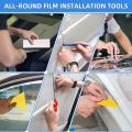 Car Film Wrapping Tool Kit Window Tinting Tools Vinyl Wrap Felt Squeegee Wrap Stick Vinyl Cutter Utility Knife Plastic Scraper.