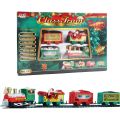 Christmas Electric Train Toy Set Xmas Tree Decoration Train Track DIY Railway Tracks Educational Toys for Kids Party Xmas Gifts. 