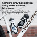 ROCKBROS Cycling Water Bottle 600ML with MTB Bike Water Bottle Cage Cup Bracket  Outdoor Travel Portable Lightweight. 