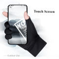 Men's Summer Fishing Gloves Ice Silk Non-Slip Sun Protection Cycling Gloves Thin Anti-UV Outdoor Sports Motorcycle Gloves.