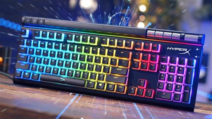 HyperX Alloy Elite 2 – Mechanical Gaming Keyboard, Software-Controlled Light & Macro Customization, ABS Pudding Keycaps, Media Controls, RGB LED Backlit, Linear Switch, HyperX Red