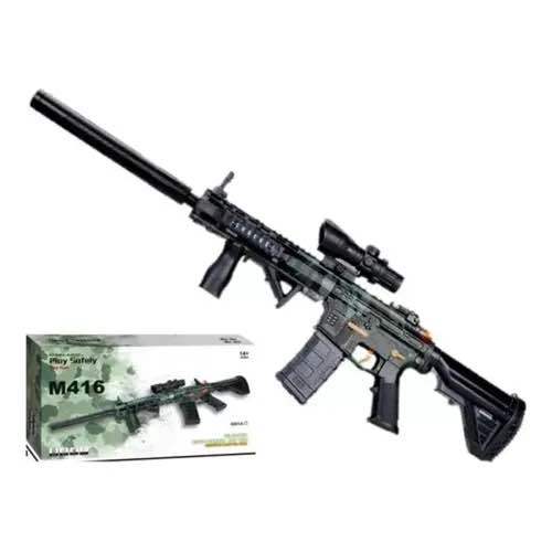 M416 Electric Gel Blaster Toy Gun with Scope – 92cm Long Range ...