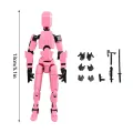 Lucky 13 Figure Toys Dummy 3D Printed Movable Shapeshift Robot Action Figuras DIY Mannequin Decompression Toys For Boy Gifts. 