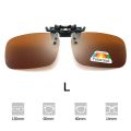 1/2/3/4pcs Polarized Glasses Clip Driving Night Vision Eyeglasses UV400 Outdoor Shades High Definition Sun Glasses Clips. 