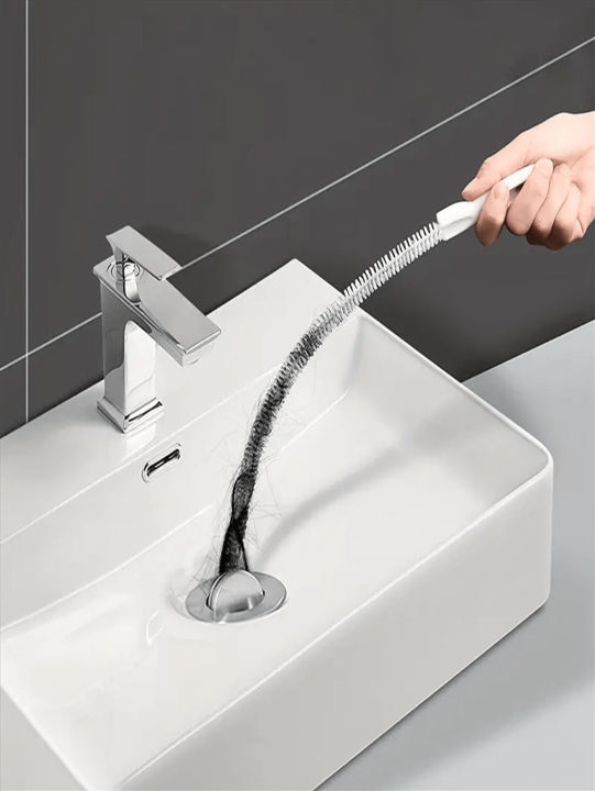 1pc Drainage Anti-clogging Cleaning Hook Household Kitchen Bathroom Pipe Dredger Sewer Hair Cleaning Dredge Strip
