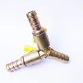 three way Valve 3 way House Connector Barb Ball Valve Y Shape. 