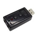 External USB Sound Card VIRTUAL 7.1 USB to Jack 3.5mm Headphone Audio Adapter Micphone Sound Card For Mac Android Linux.