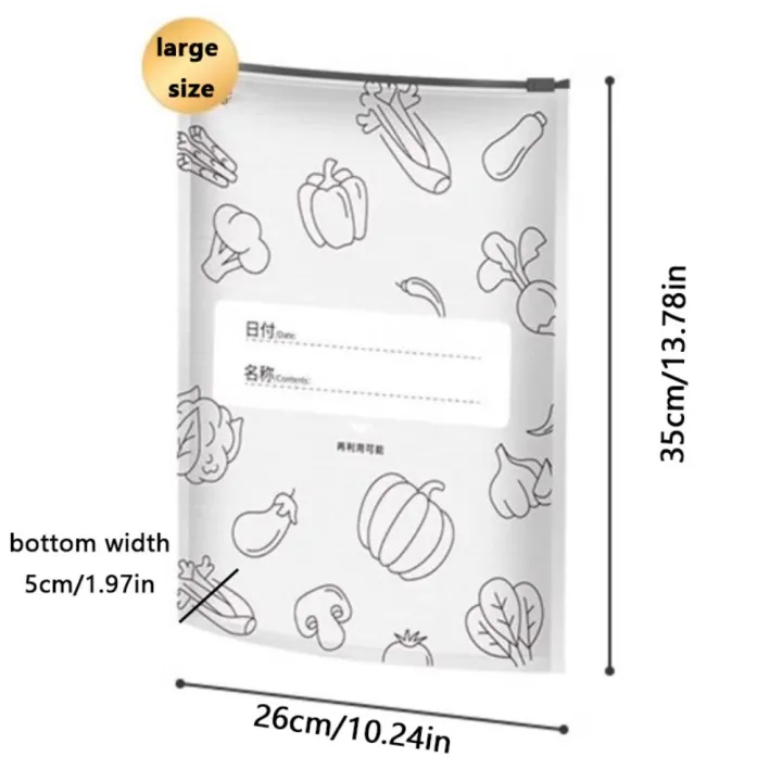 10Pcs/Bag%20Large%20Capacity%20Aluminum%20Foil%20Food%20Bag%20Leakproof%20Freezer%20Safe%20Kitchen%20Fresh%20Bag%20Fresh-keeping%20Reusable%20Zip%20Lock%20Bag%20-%20Image%207