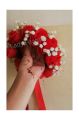 artificial flower hair gajra - artificial gajra -hair gajra - jora gajra - gajra. 
