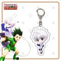 HunterxHunter Gon Freecss Cartoon Acrylic Keychains Killua Zoldyck Pendants Kurapika Keyring Hisoka Bag Tag Trendy Collection. 
