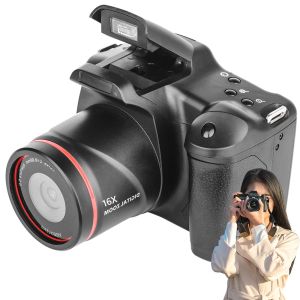 Bilashmart 1080P 16MP Digital Camera with 2.4 Inch LCD Screen Camcorder Vlogging Camera for Photography and Video