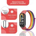 Nylon Loop for xiaomi Mi Band 9 8 Strap 8 NFC SmartWatch Wristband Correa Replacement sport pulsera for Miband 8 Bracelet Correa. 