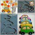 Car Shaped Cookies Cutter 3pc Set. 