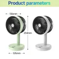 DP-7639 Rechargeable 4000mAh Battery 3-6 hours battery backup with Three super Speed Modes Up-Down Adjustable table mini Fan.