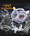 Owl Shape Crystal Multi Color Drl Led Fog Light For Bikes. Universal Fitment, Fog Light For Bikes- 8 Working Modes ( PLease Use it ON Battery)- Metal Back Body. 
