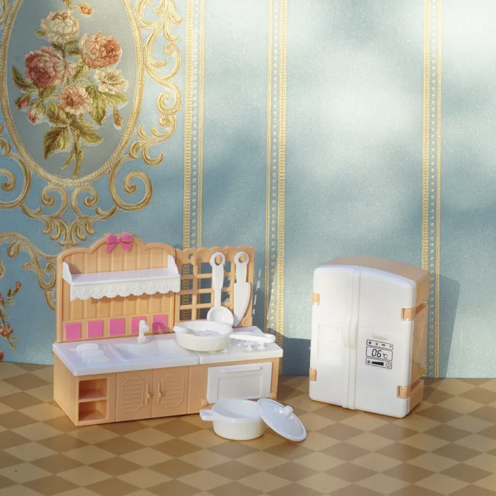 24Pcs%20Style%20Brown%20Miniature%20DollhouseFurniture%20Accessory%20Kids%20Toy%20Cute%20Kawaii%20Pink%20Kitchen%20Cooking%20Things%20For%20Girl%20%20-%20Image%202