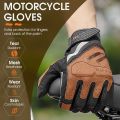 WEST BIKING Motorcycle Bicycle Gloves Touch Screen Full Finger MTB Road Bike Mitts Men Women Gym Wear-Resistant Sport Equipment. 