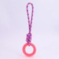 Supet Interactive Training Pet Toy Ring Spiked Ring Dog Teeth Cleaning Pet Supplies.