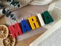 Birthday Party - Unique Letters Candles - Cake toppers - Birthday Candle - Cake Decorations - Custom candle - Baby shower Name Candles. 