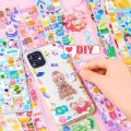 20-1000 PCS Cute Stickers Kawaii Cartoon Laser Sticker No repeat for Diary Kid DIY School Students Decoration Stationery.