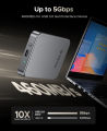 ORICO Magnetic Portable SSD 4K 120 fps ProRes HDR Record and Store, Up to 460MB/s for iPhone 15 16 Pro Max Portable Solid State.