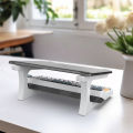Ergonomic laptop stand with keyboard stand - portable desktop lift, suitable for MacBook, PC, tablet - sturdy. 