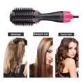 One Step 3-in-1 Hot Air Hair Dryer, Straightener & Curler – Professional Fast Styling Brush & Comb  Quick Drying, Smooth Straightening & Effortless Curls  Salon-Quality Blow Dryer Brush for Women & Girls. 