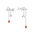 Anime TGCF cosplay jewelry TianGuanCiFu butterfly tassel bracelet earrings opening adjustable ring huacheng xielian fans gifts. 