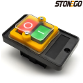 STONEGO 1PC WaterProof Push Button Switch ON/OFF Switch Mechanical Equipment Controlor. 