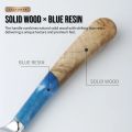 1Pcs New Pro Baber Straight Razor Wood Handle Manual Shaver Straight Edge Zinc Alloy Thining Razor for Men Hair Removal Tools.