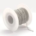 5yard stainless steel extension chain 2mm gold necklace chain for bracelets diy chain accessories jewellery making crafts. 