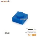 100pcs/lot DIY Blocks Building Bricks Thin 1x1 Educational Assemblage Construction Toys for Children Size Compatible With 3024.
