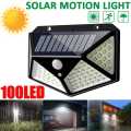 100 LED 4 Surface Solar Light solar induction, body induction light.